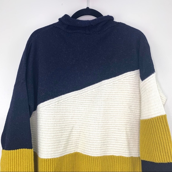 French Connection Patchwork Roll Neck Sweater - Picture 10 of 13